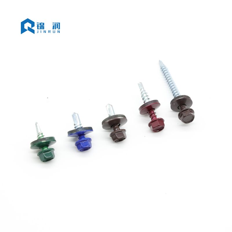 Jinrun เปิดตัวสกรูเจาะตนเองหัวเครื่องซักผ้าหกเหลี่ยมทาสีพร้อมแหวนรอง EPDM สำหรับสภาพแวดล้อมการประกอบที่มีความต้องการสูง